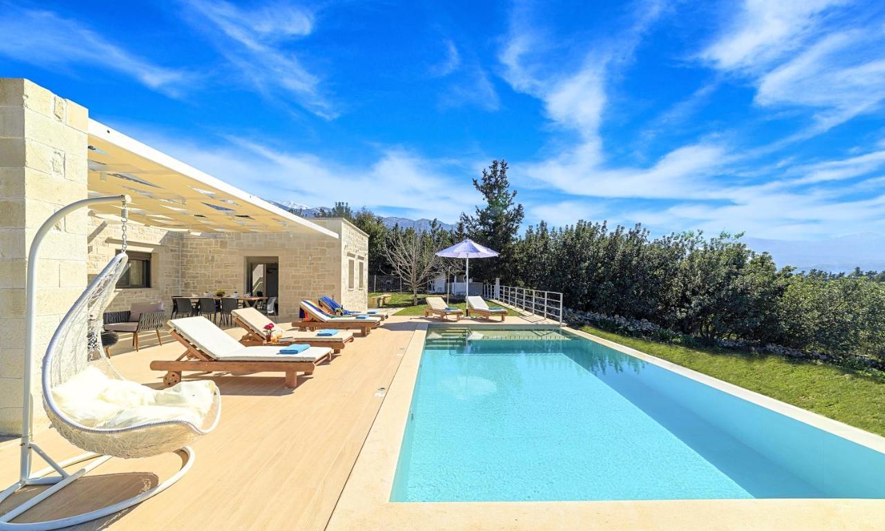 Orientem Villa Heated Pool Georgioupoli Exterior foto